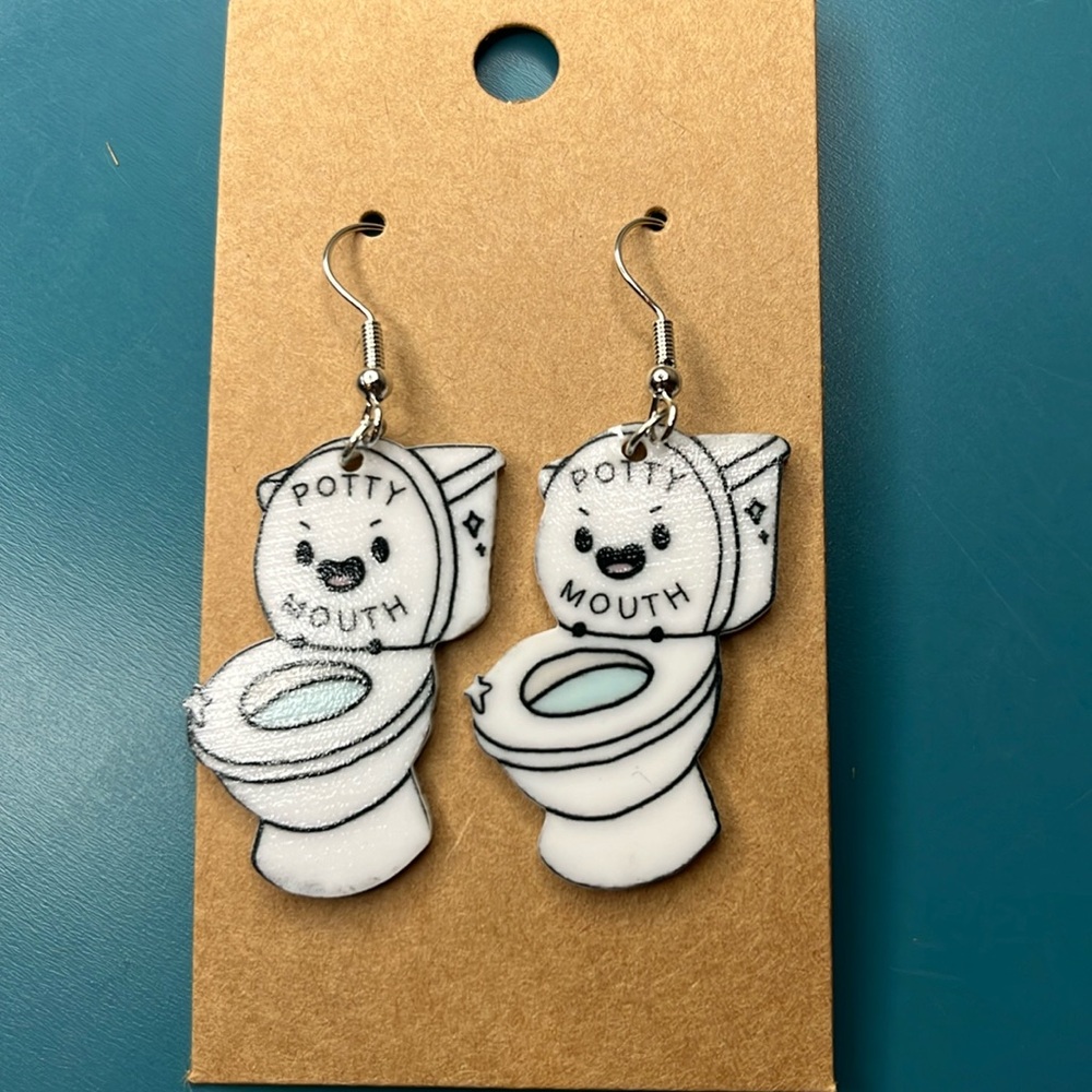 Potty Mouth Earrings RESTOCK!